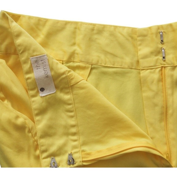 THE KEMIST Kemi K Ruffle Shorts Set 2 Piece Outfit Sunshine Yellow UK 22 US 18 - Picture 8 of 9